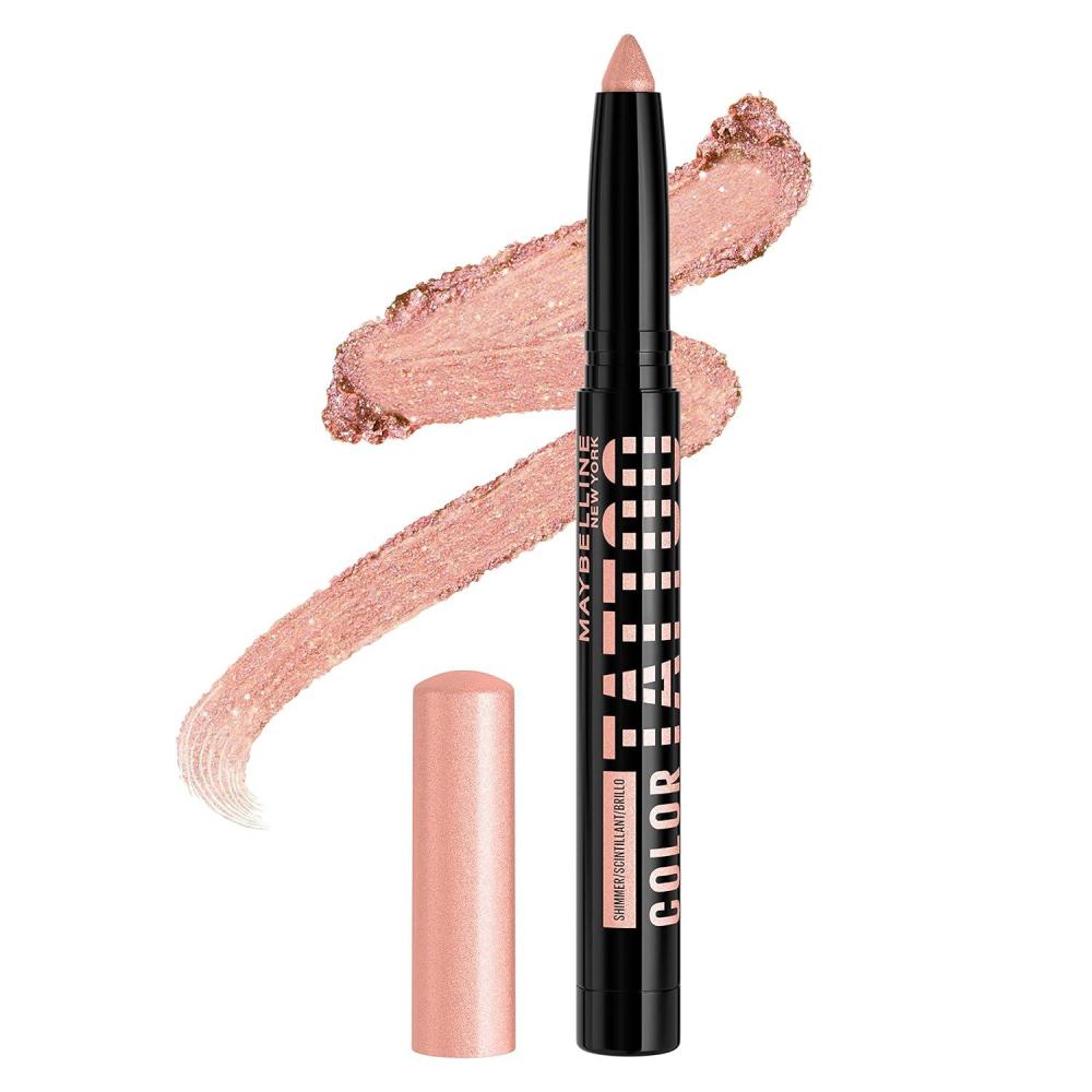 imageMAYBELLINE Color Tattoo Longwear MultiUse Eye Shadow Stix Eye Makeup I am Determined Dark Brown Matte20 I AM INSPIRED ROSE GOLD SHIMMER
