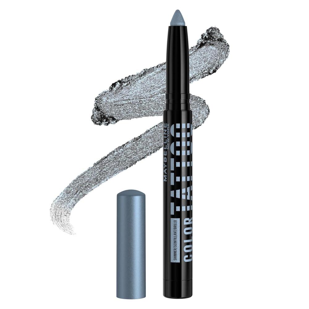 imageMAYBELLINE Color Tattoo Longwear MultiUse Eye Shadow Stix Eye Makeup I am Shining Light Pearl Shimmer95 I AM UNCONVENTIONAL CHARCOAL SHIMMER