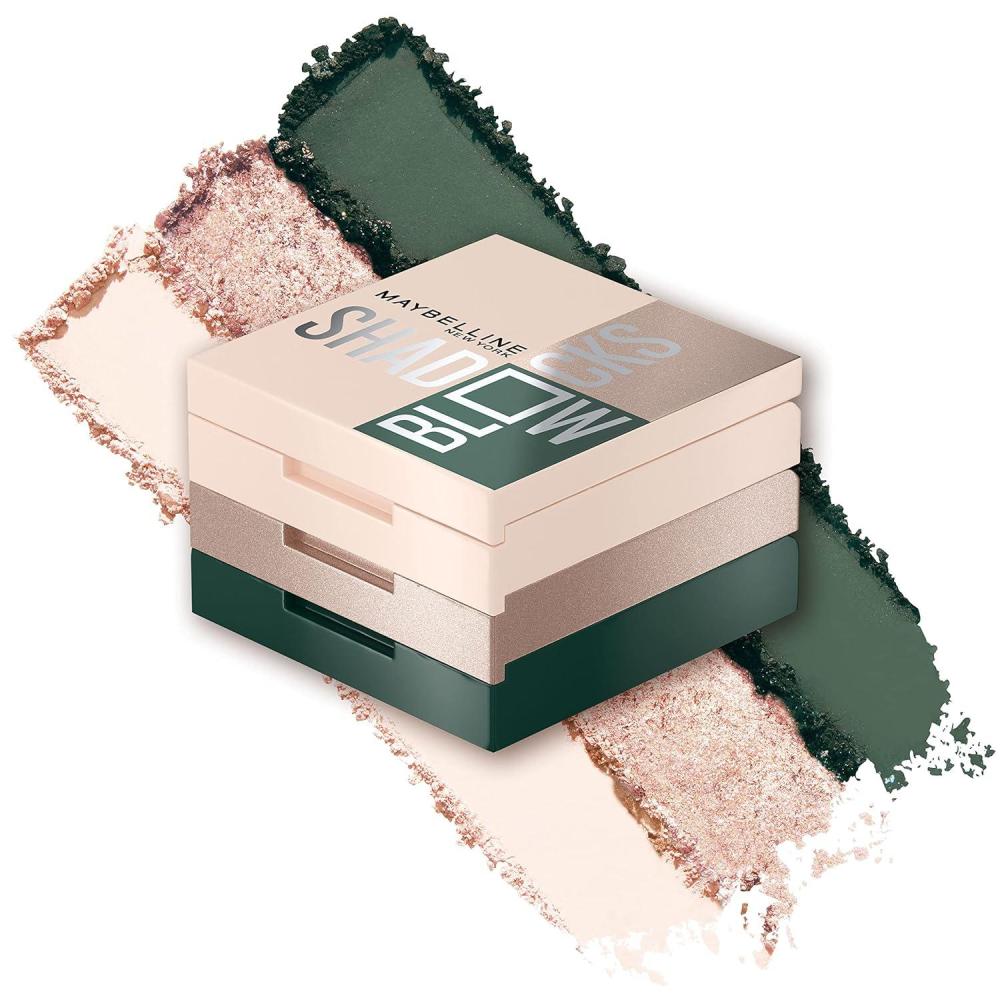 imageMaybelline New York Shadow Blocks Shadow Blocks Eyeshadow Palette Stacked Eye Shadow Trio 82nd amp Park Ave 008 oz50 26TH  MADISON AVE