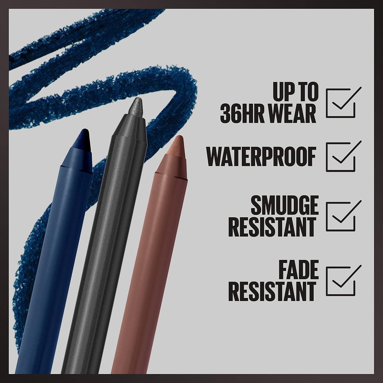 imageMAYBELLINE Tattoo Studio Sharpenable Eyeliner Pencil 36 Hour Wear Waterproof Tealtini 1 CountTealtini