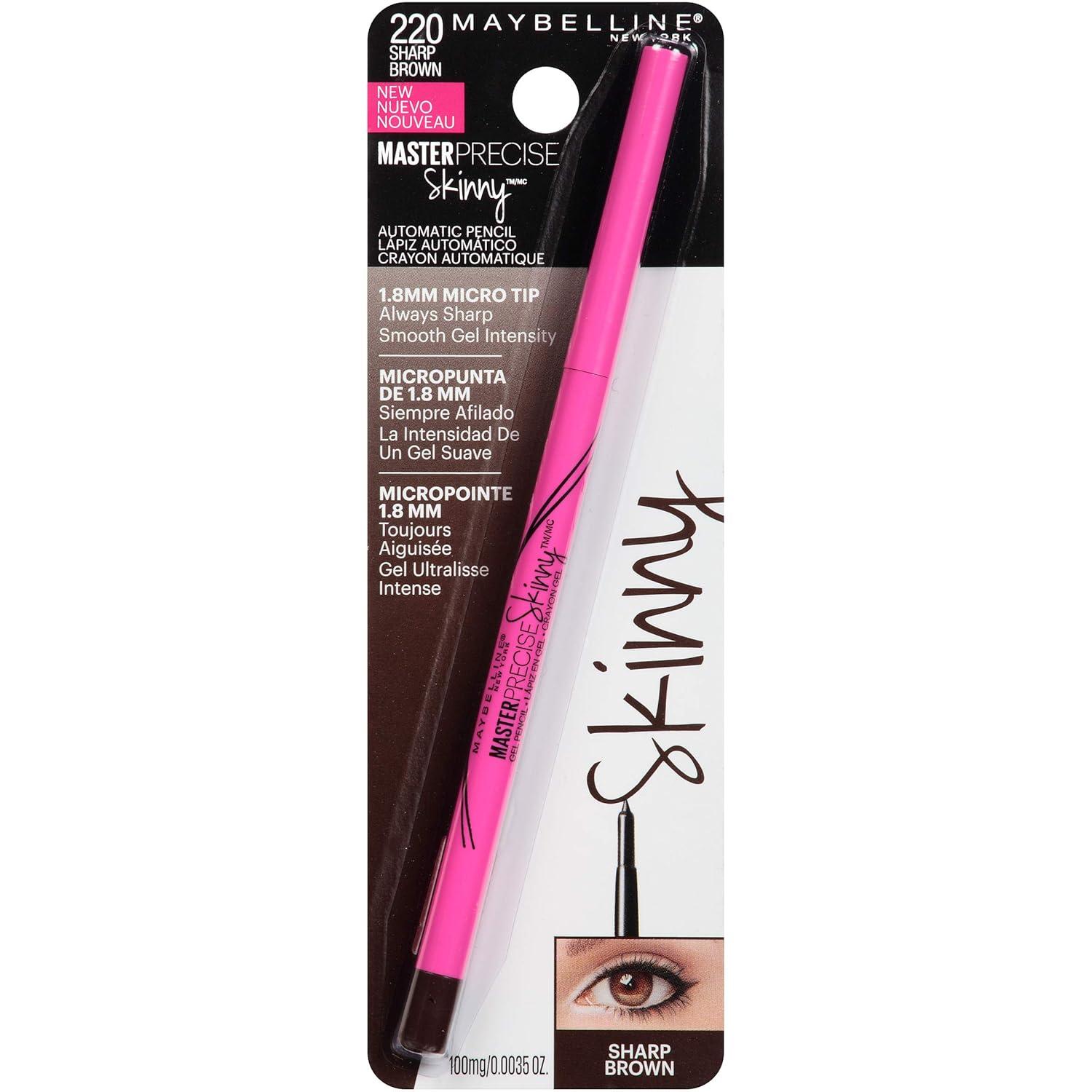 imageMaybelline Master Precise Skinny Gel Eyeliner Pencil Defining Black 1 CountSHARP BROWN