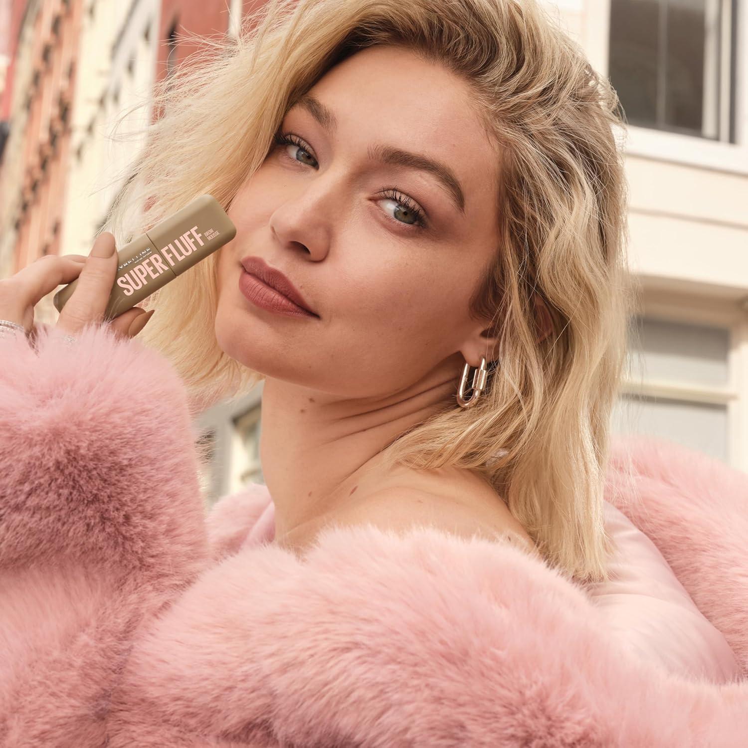 imageMaybelline Superfluff Volumizing Brow Mousse All Day Tinted Brow Gel For Soft Full Brows Deep Brown 1 CountBLONDE
