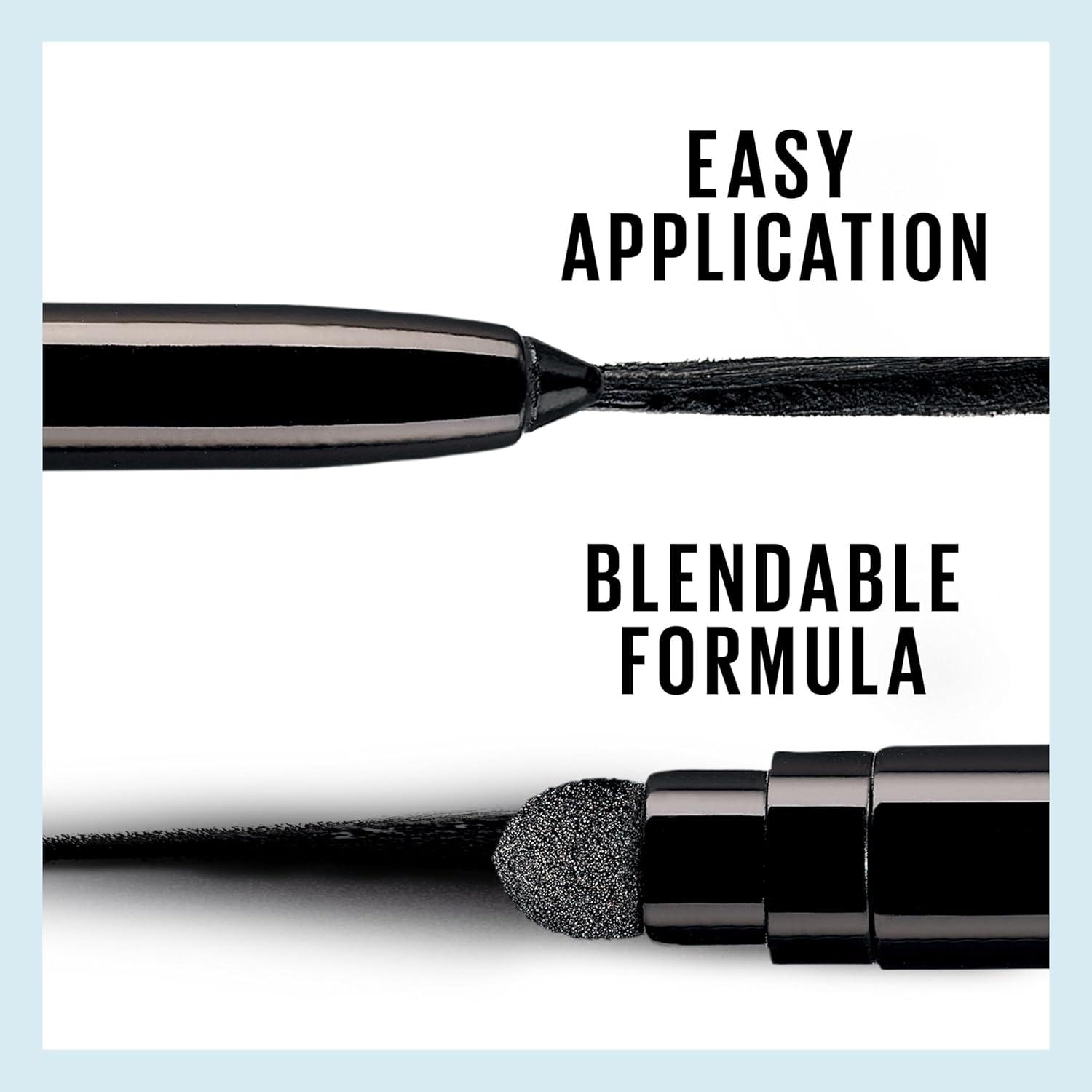 imageMaybelline Tattoo Studio Automatic Gel Pencil Waterproof Eyeliner Blendable Smudge Resistant Matte Eyeliner For Up To 36HR Wear Pitch Black Smokey Black Packaging May VarySleepless Sapphire