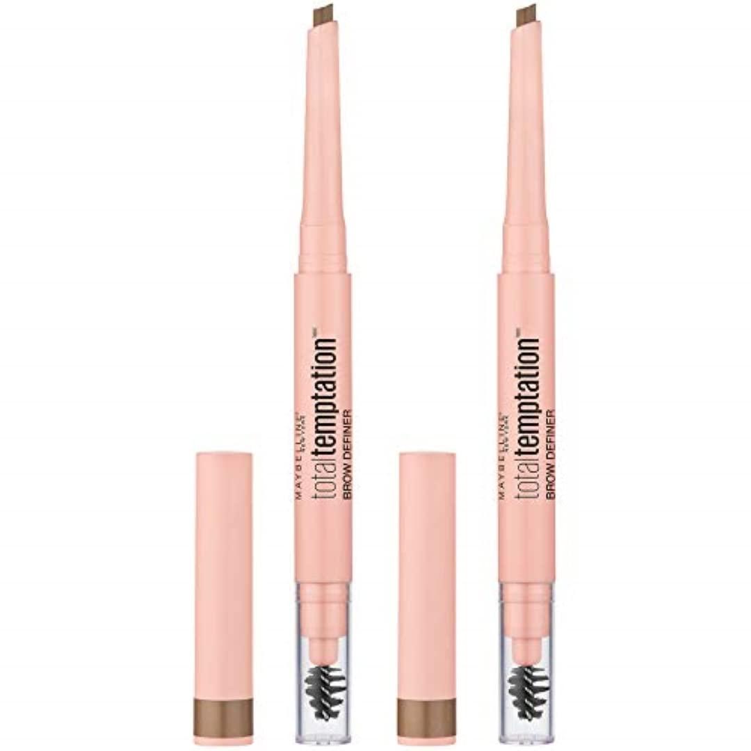 imageMaybelline Total Temptation Eyebrow Definer Pencil Soft Brown 1 Count300 BLONDE