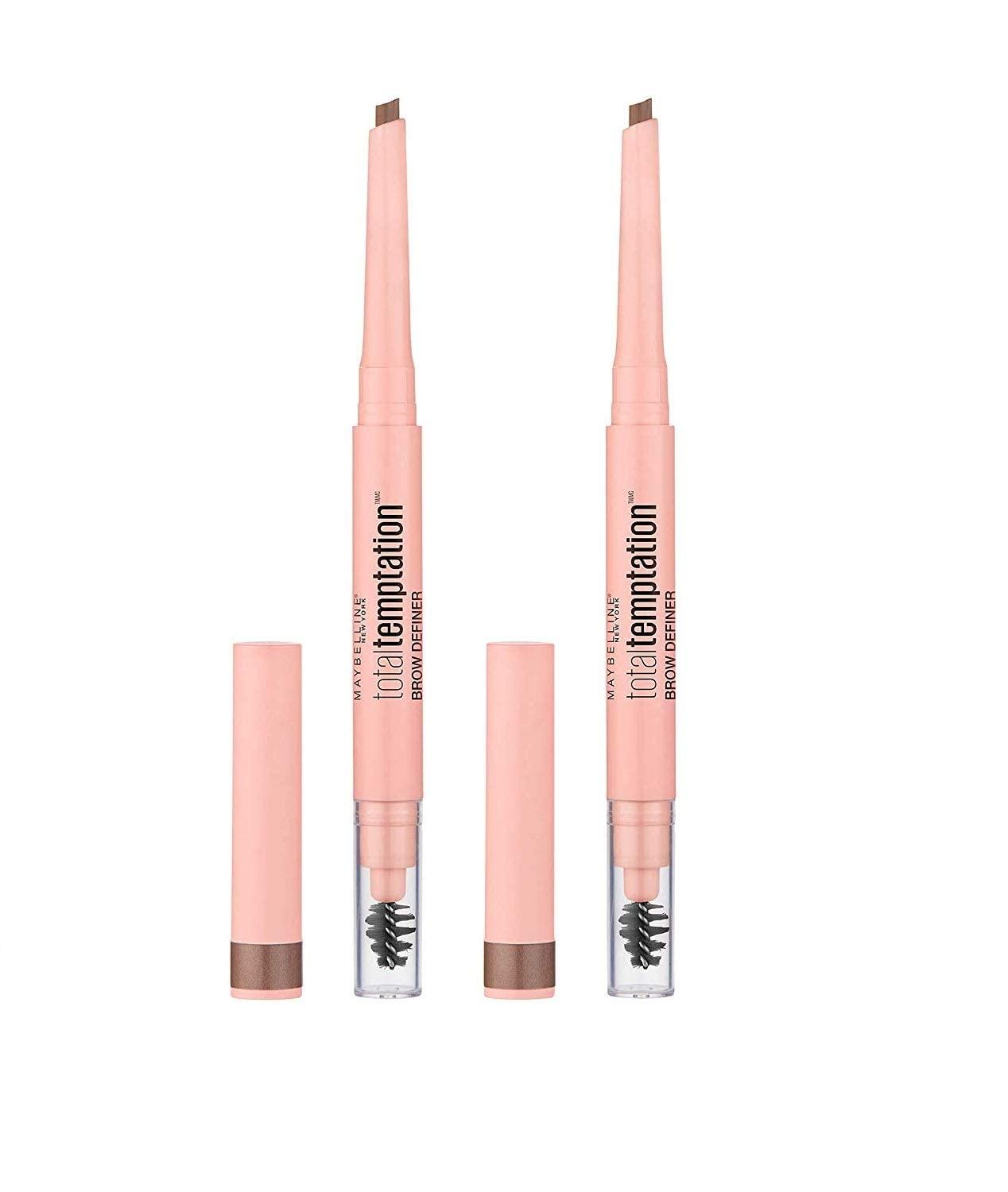 imageMaybelline Total Temptation Eyebrow Definer Pencil Soft Brown 1 Count305 SOFT BROWN