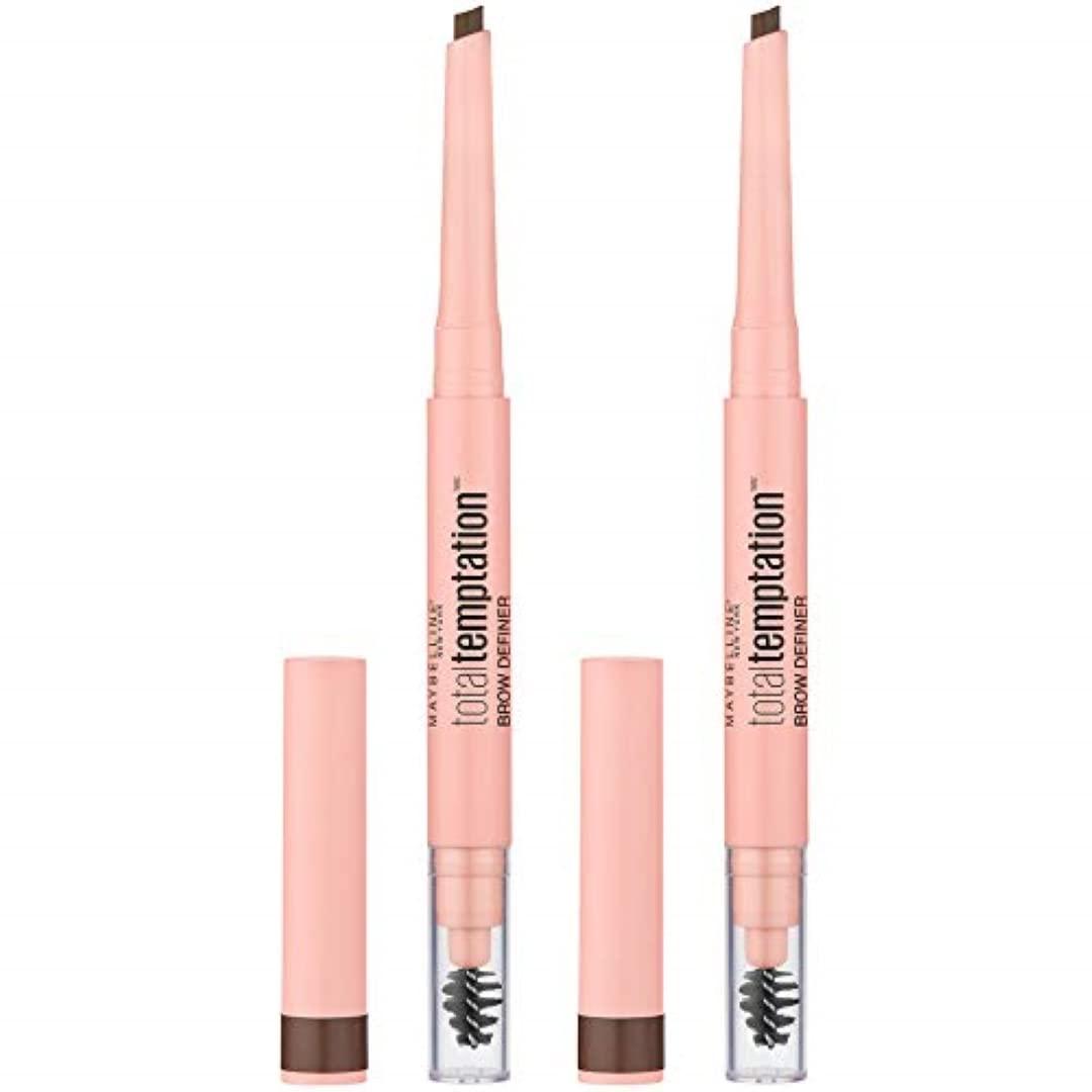 imageMaybelline Total Temptation Eyebrow Definer Pencil Soft Brown 1 Count310 MEDIUM BROWN