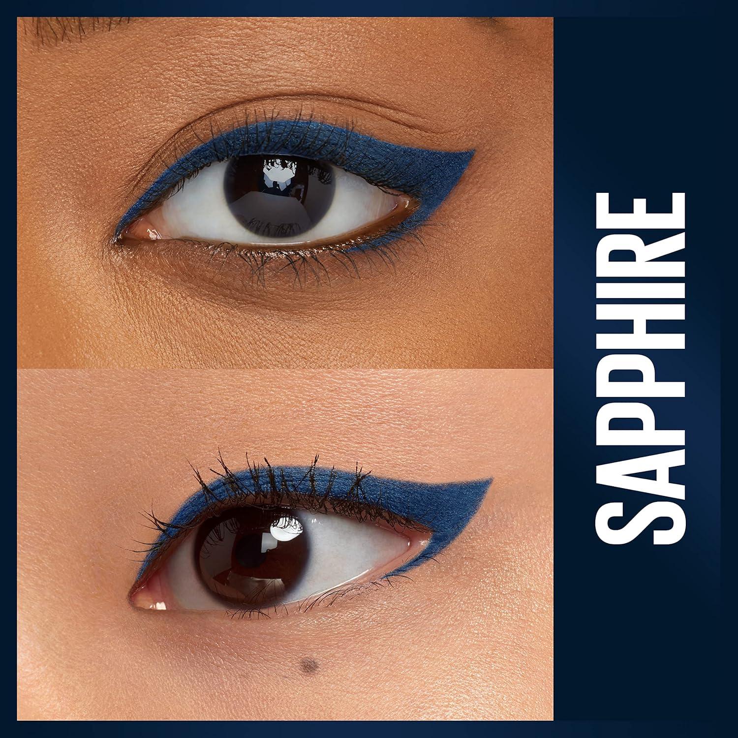 imageMaybelline Unstoppable Waterproof Mechanical Brown Eyeliner Pencil Easy to Apply Smooth Glide Up to 24 Hour Wear Cinnabar40 SAPPHIRE