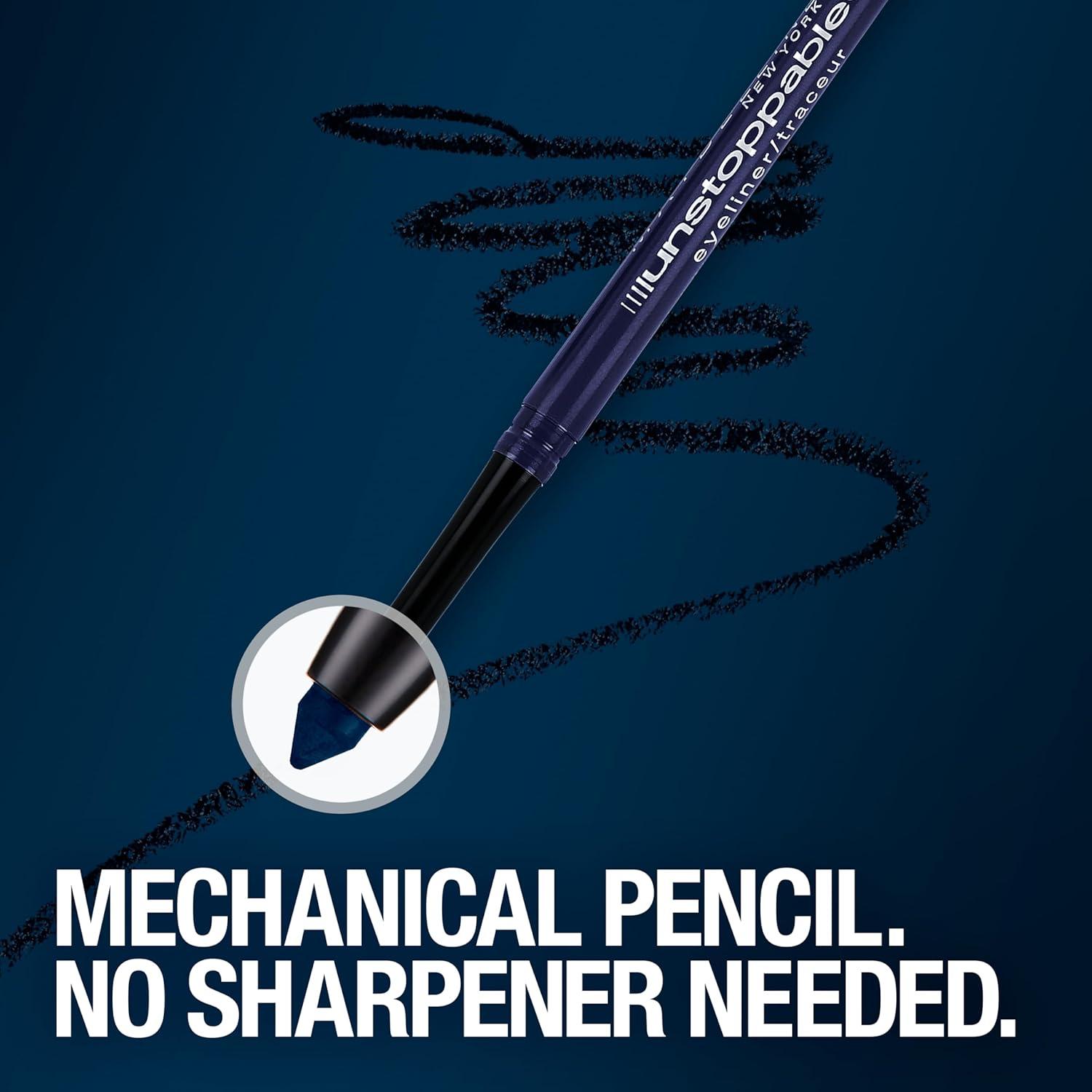 imageMaybelline Unstoppable Waterproof Mechanical Brown Eyeliner Pencil Easy to Apply Smooth Glide Up to 24 Hour Wear Espresso Pack of 2