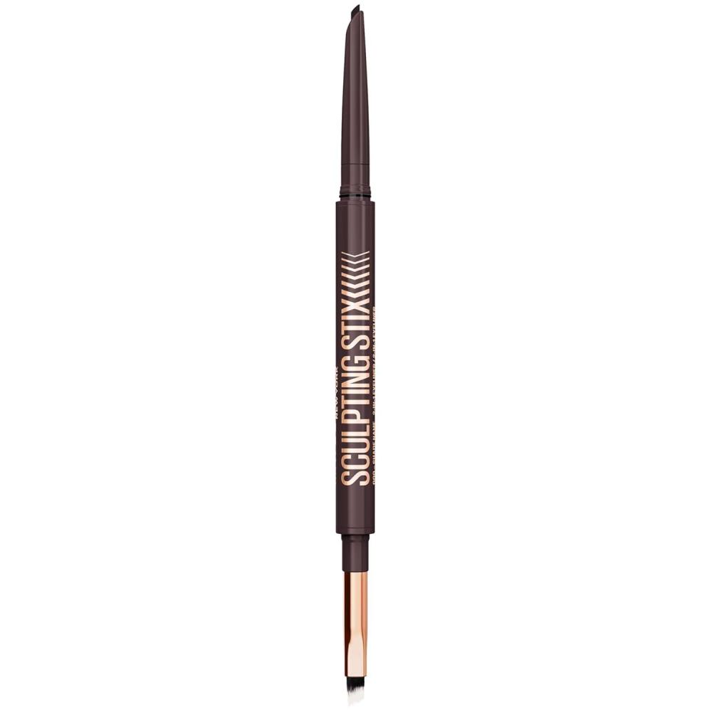 imageMAYBELLINE Sculpting Stix 2in1 Eyeliner Dual Ended Brown Eye Liner With Up to 24HR Wear Smudge and SweatResistant Eye Makeup Formula Smooth Espresso 1 CountSMOOTH ESPRESSO