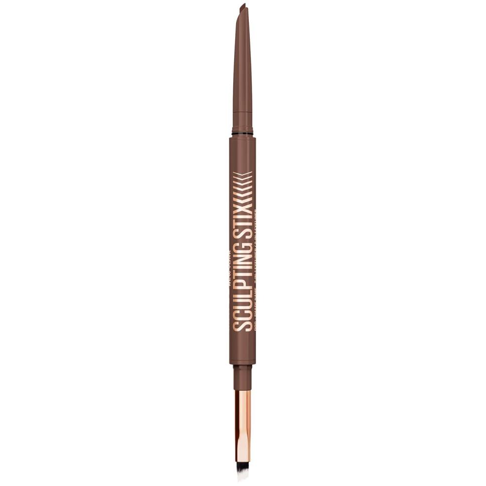 imageMAYBELLINE Sculpting Stix 2in1 Eyeliner Dual Ended Brown Eye Liner With Up to 24HR Wear Smudge and SweatResistant Eye Makeup Formula Smooth Espresso 1 CountMOCHA CONTOUR