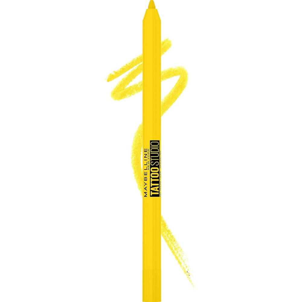 imageMAYBELLINE Tattoo Studio Sharpenable Eyeliner Pencil 36 Hour Wear Waterproof Tealtini 1 CountCitrus Charge