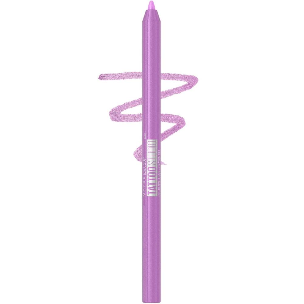 imageMAYBELLINE Tattoo Studio Sharpenable Eyeliner Pencil 36 Hour Wear Waterproof Tealtini 1 CountLavender Lights