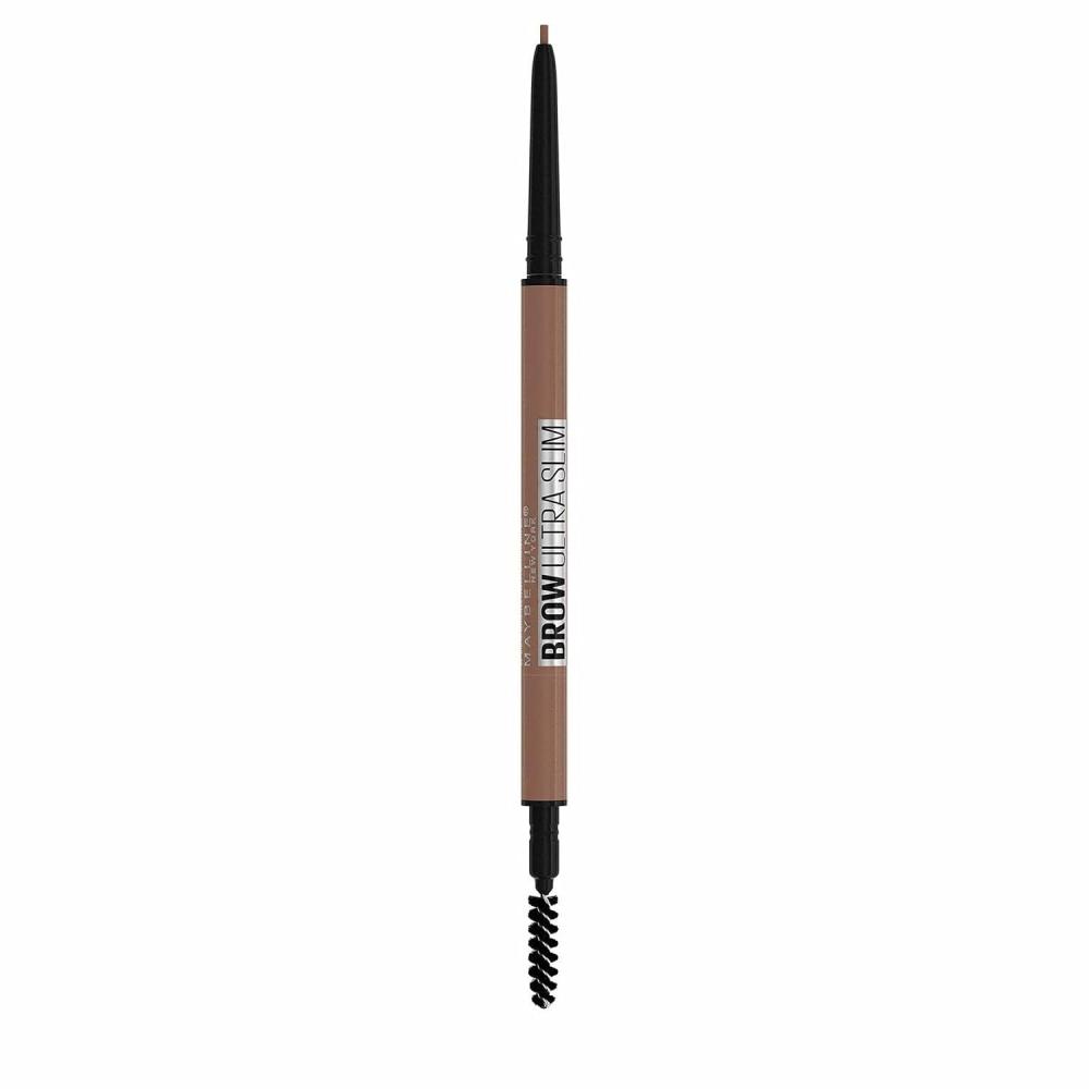 imageMaybelline Express Brow Ultra Slim Eyebrow Makeup Brow Pencil with Precision Tip and Spoolie for Defined Eyebrows Black 1 CountWarm Brown