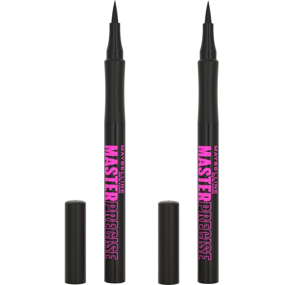 imageMaybelline Eyestudio Master Precise All Day Waterproof Liquid Eyeliner Makeup Black 1 Count Packaging May VaryBLACK