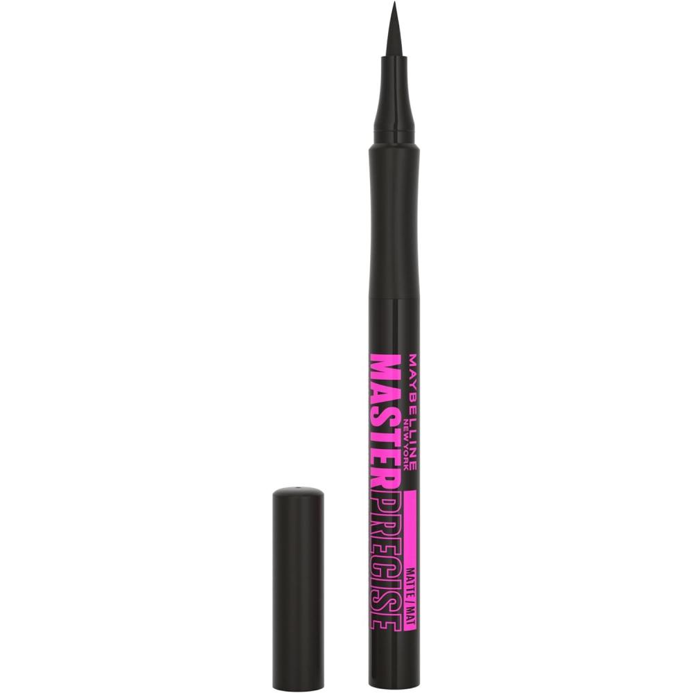 imageMaybelline Eyestudio Master Precise All Day Waterproof Liquid Eyeliner Makeup Black 1 Count Packaging May VaryMATTE BLACK
