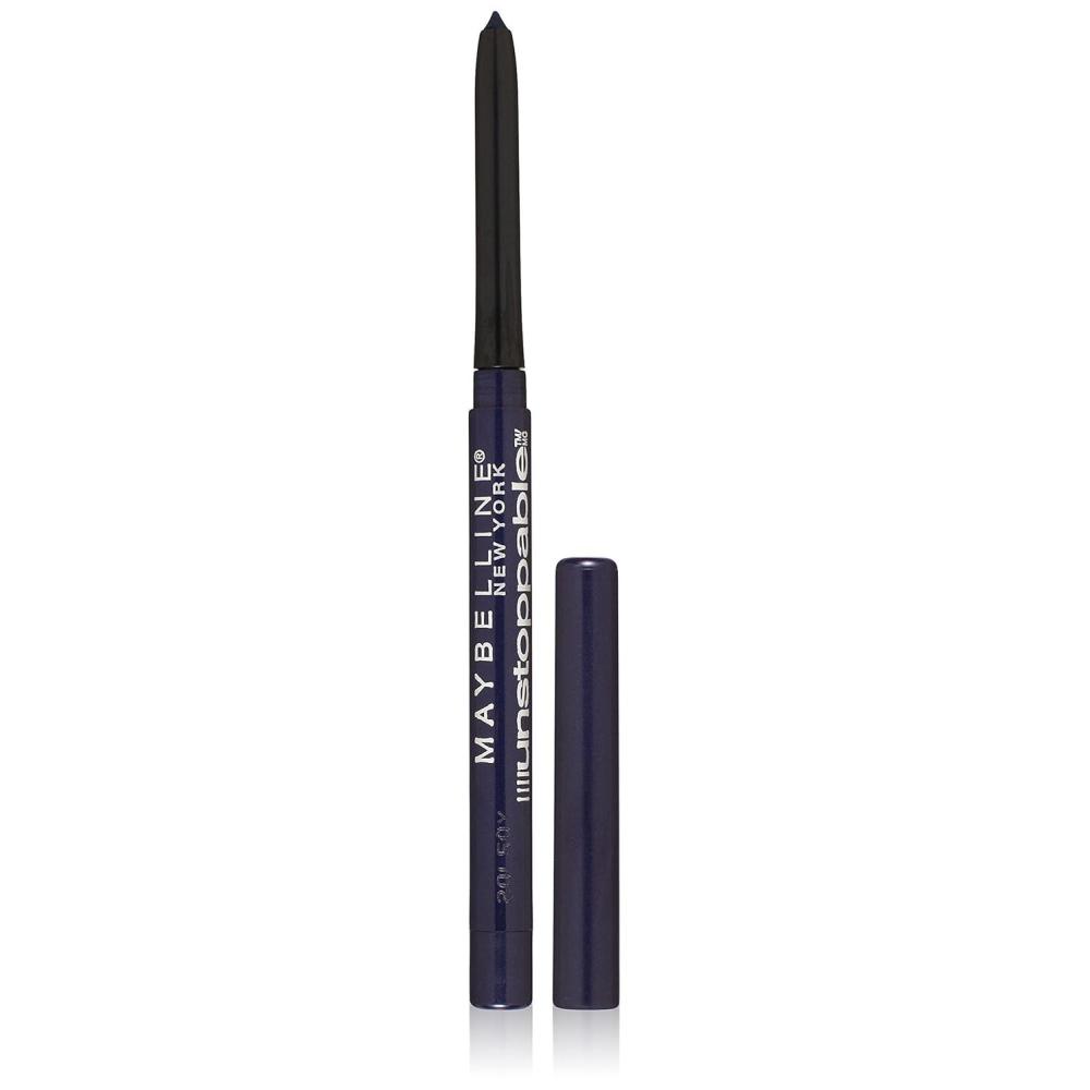 imageMaybelline Unstoppable Waterproof Mechanical Brown Eyeliner Pencil Easy to Apply Smooth Glide Up to 24 Hour Wear CinnabarSapphire