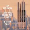 MAYBELLINE Sculpting Stix 2-in-1 Eyeliner, Dual Ended Brown Eye Liner With Up to 24HR Wear, Smudge and Sweat-Resistant Eye Makeup Formula, Smooth Espresso, 1 Count(BLACK BLUR)