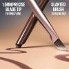 MAYBELLINE Sculpting Stix 2-in-1 Eyeliner, Dual Ended Brown Eye Liner With Up to 24HR Wear, Smudge and Sweat-Resistant Eye Makeup Formula, Smooth Espresso, 1 Count(SMOOTH ESPRESSO)