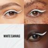 MAYBELLINE Tattoo Studio Dip-Ink Liquid Eyeliner, Waterproof Eyeliner With Up to 24 Hour Wear, Brown Expression, 1 Count(104 White Canvas)