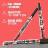 Maybelline Build-A-Brow 2-in-1 Brow Pen and Sealing Eyebrow Gel, Eyebrow Makeup for Real-Looking, Fuller Brows, Medium Brown, 1 Count(255 SOFT BROWN)