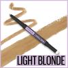 Maybelline Express Brow 2-In-1 Pencil and Powder Eyebrow Makeup, Black Brown, 1 Count(248 Light Blonde)