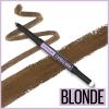 Maybelline Express Brow 2-In-1 Pencil and Powder Eyebrow Makeup, Black Brown, 1 Count(250 Blonde)
