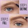Maybelline Express Brow 2-In-1 Pencil and Powder Eyebrow Makeup, Black Brown, 1 Count(255 Soft Brown)