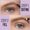 Maybelline Express Brow 2-In-1 Pencil and Powder Eyebrow Makeup, Black Brown, 1 Count(257 Medium Brown)