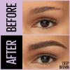 Maybelline Express Brow 2-In-1 Pencil and Powder Eyebrow Makeup, Black Brown, 1 Count(260 Deep Brown)