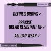 Maybelline Express Brow 2-In-1 Pencil and Powder Eyebrow Makeup, Black Brown, 1 Count(Light Blonde)