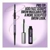 Maybelline Express Brow Ultra Slim Eyebrow Makeup, Brow Pencil with Precision Tip and Spoolie for Defined Eyebrows, Black, 1 Count(253 TAUPE)
