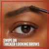Maybelline Tattoo Studio Brow Styling Gel, Waterproof Eyebrow Make Up, Brow Tint for Up to 36HR Wear, Deep Brown, 1 Count(262 BLACK BROWN)