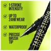 Maybelline Tattoo Studio Ink Pen Liquid Eyeliner, Up to 24 Hours of Wear, Waterproof & Smudge-Resistant Make Up, Brown, 1 Count(MATTE BLACK)