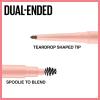 Maybelline Total Temptation Eyebrow Definer Pencil, Soft Brown, 1 Count(300 BLONDE)