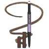 Maybelline Express Brow 2-In-1 Pencil and Powder Eyebrow Makeup, Black Brown, 1 Count(260 Deep Brown)