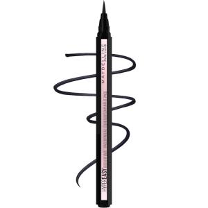 MAYBELLINE New York Hyper Easy Liquid Pen No-Skip Waterproof Eyeliner, Satin Finish, Pitch Brown(PITCH BLACK)