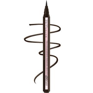 MAYBELLINE New York Hyper Easy Liquid Pen No-Skip Waterproof Eyeliner, Satin Finish, Pitch Brown(PITCH BROWN)