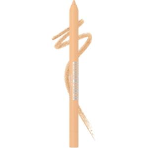 MAYBELLINE New York Tattoo Studio Long-Lasting Sharpenable Eyeliner Pencil, Glide on Smooth Gel Pigments with 36 Hour Wear, Waterproof Arctic Skies 0.04 oz(820 BISCOTTI CREAM)