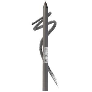 MAYBELLINE New York Tattoo Studio Long-Lasting Sharpenable Eyeliner Pencil, Glide on Smooth Gel Pigments with 36 Hour Wear, Waterproof Arctic Skies 0.04 oz(901 INTENSE CHARCOAL)