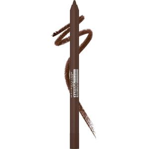 MAYBELLINE New York Tattoo Studio Long-Lasting Sharpenable Eyeliner Pencil, Glide on Smooth Gel Pigments with 36 Hour Wear, Waterproof Arctic Skies 0.04 oz(911 SMOOTH WALNUT)