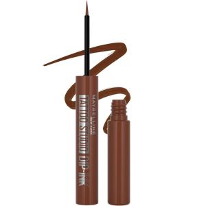 MAYBELLINE Tattoo Studio Dip-Ink Liquid Eyeliner, Waterproof Eyeliner With Up to 24 Hour Wear, Brown Expression, 1 Count(101 Brown Expression)