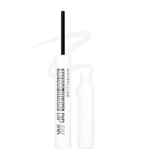 MAYBELLINE Tattoo Studio Dip-Ink Liquid Eyeliner, Waterproof Eyeliner With Up to 24 Hour Wear, Brown Expression, 1 Count(104 White Canvas)