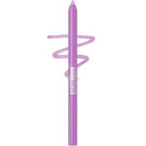 MAYBELLINE Tattoo Studio Sharpenable Eyeliner Pencil, 36 Hour Wear, Waterproof, Tealtini, 1 Count(Lavender Lights)