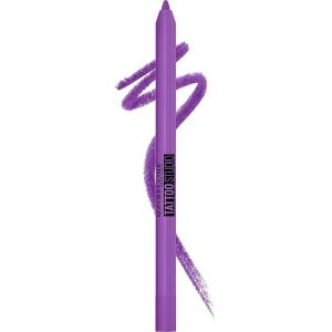 MAYBELLINE Tattoo Studio Sharpenable Eyeliner Pencil, 36 Hour Wear, Waterproof, Tealtini, 1 Count(Purple Pop)