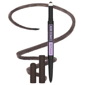 Maybelline Express Brow 2-In-1 Pencil and Powder Eyebrow Makeup, Black Brown, 1 Count(262 Black Brown)