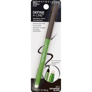 Maybelline New York Define-A-Line Eyeliner, Brownish Black, 0.01 fl. oz.(Brownish Black)