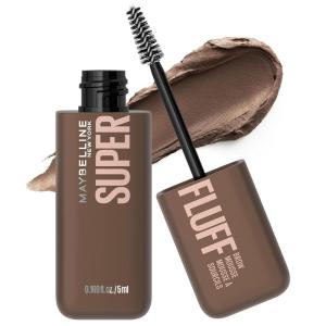 Maybelline Superfluff Volumizing Brow Mousse, All Day Tinted Brow Gel For Soft Full Brows, Deep Brown, 1 Count(MEDIUM BROWN)