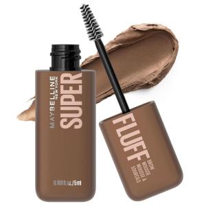 Maybelline Superfluff Volumizing Brow Mousse, All Day Tinted Brow Gel For Soft Full Brows, Deep Brown, 1 Count(SOFT BROWN)