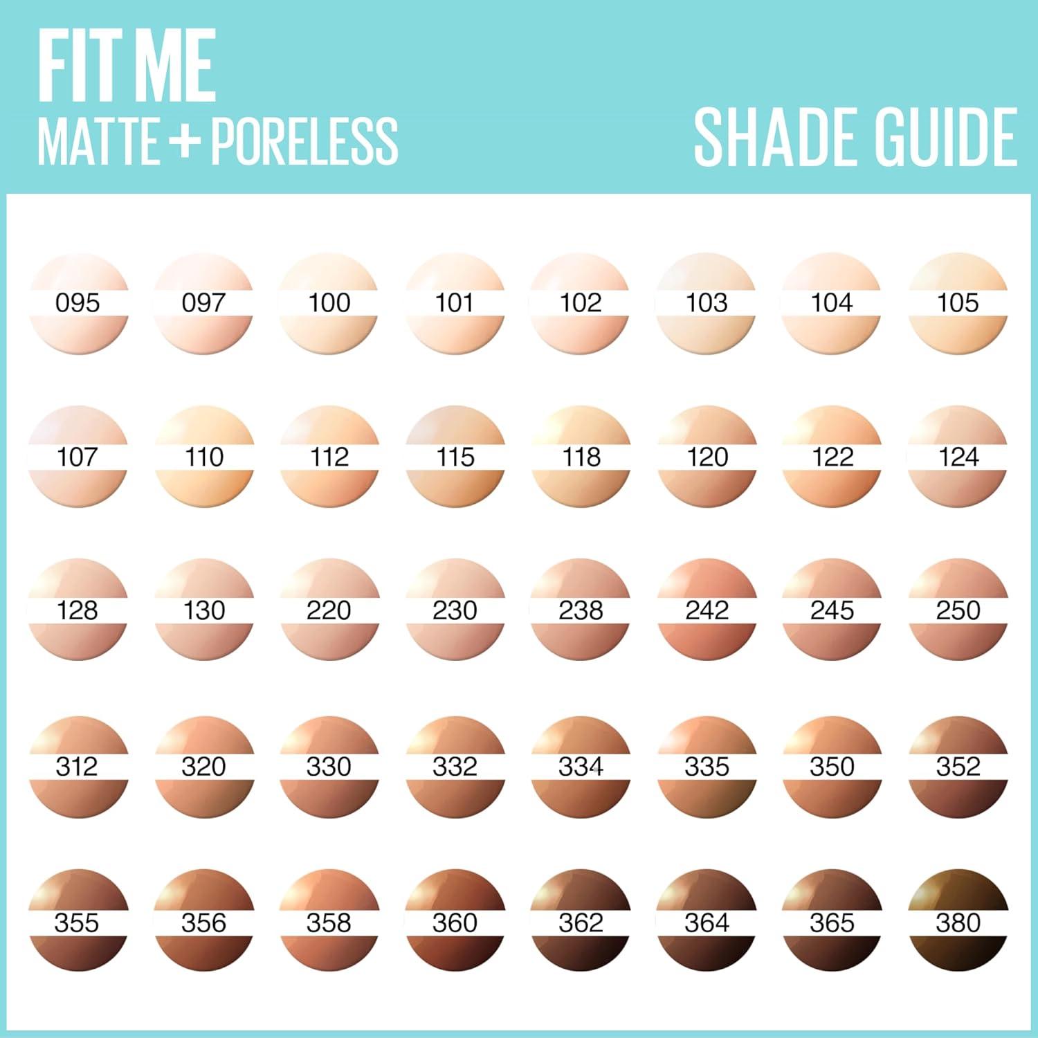 imageMaybelline Fit Me Matte Poreless Liquid OilFree Foundation Makeup Ivory 1 Count Packaging May Vary105 NATURAL IVORY