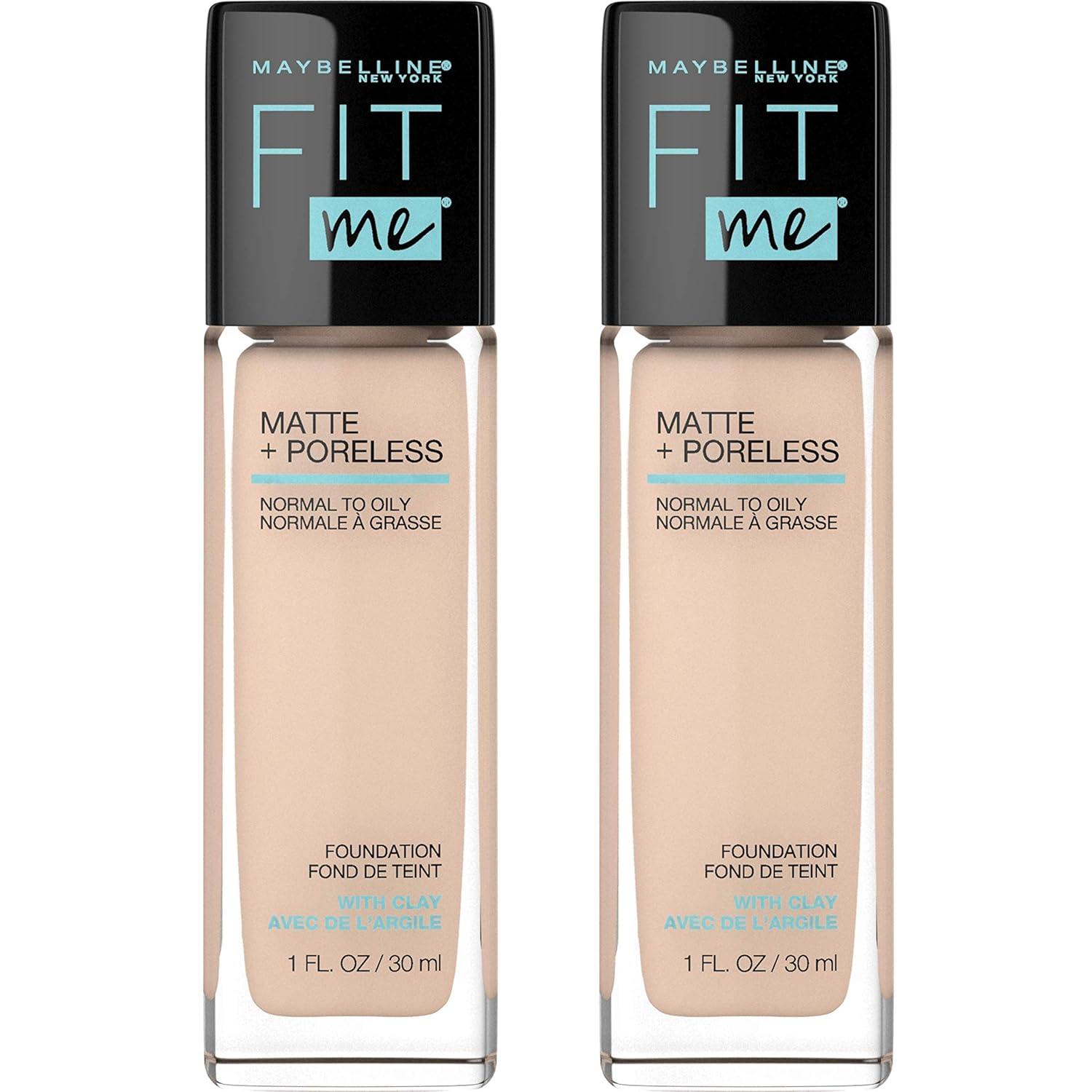 imageMaybelline Fit Me Matte Poreless Liquid OilFree Foundation Makeup Ivory 1 Count Packaging May Vary120 CLASSIC IVORY